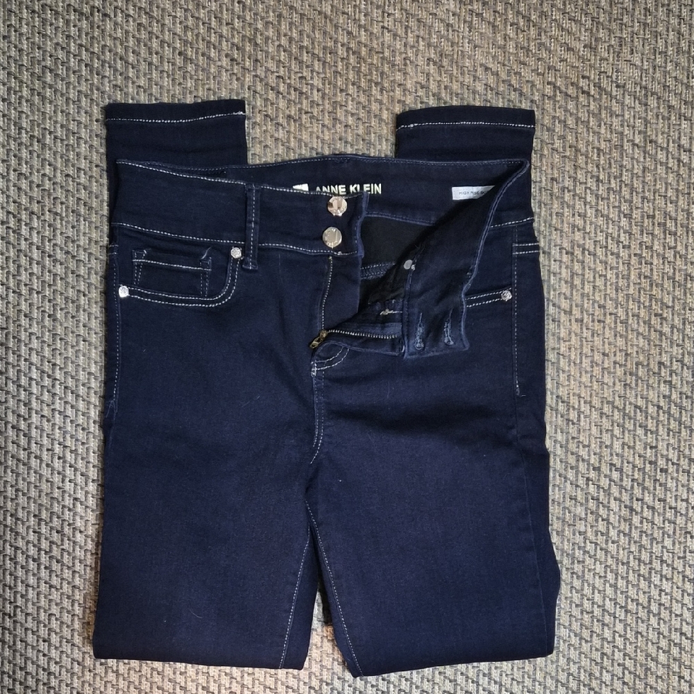 Anne Klein Women's High Rise Skinny Stretch Jeans